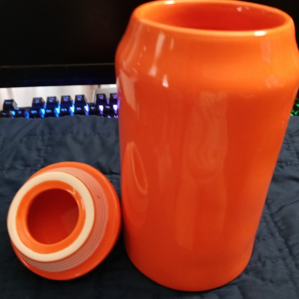 Raw Dunn orange Halloween canister